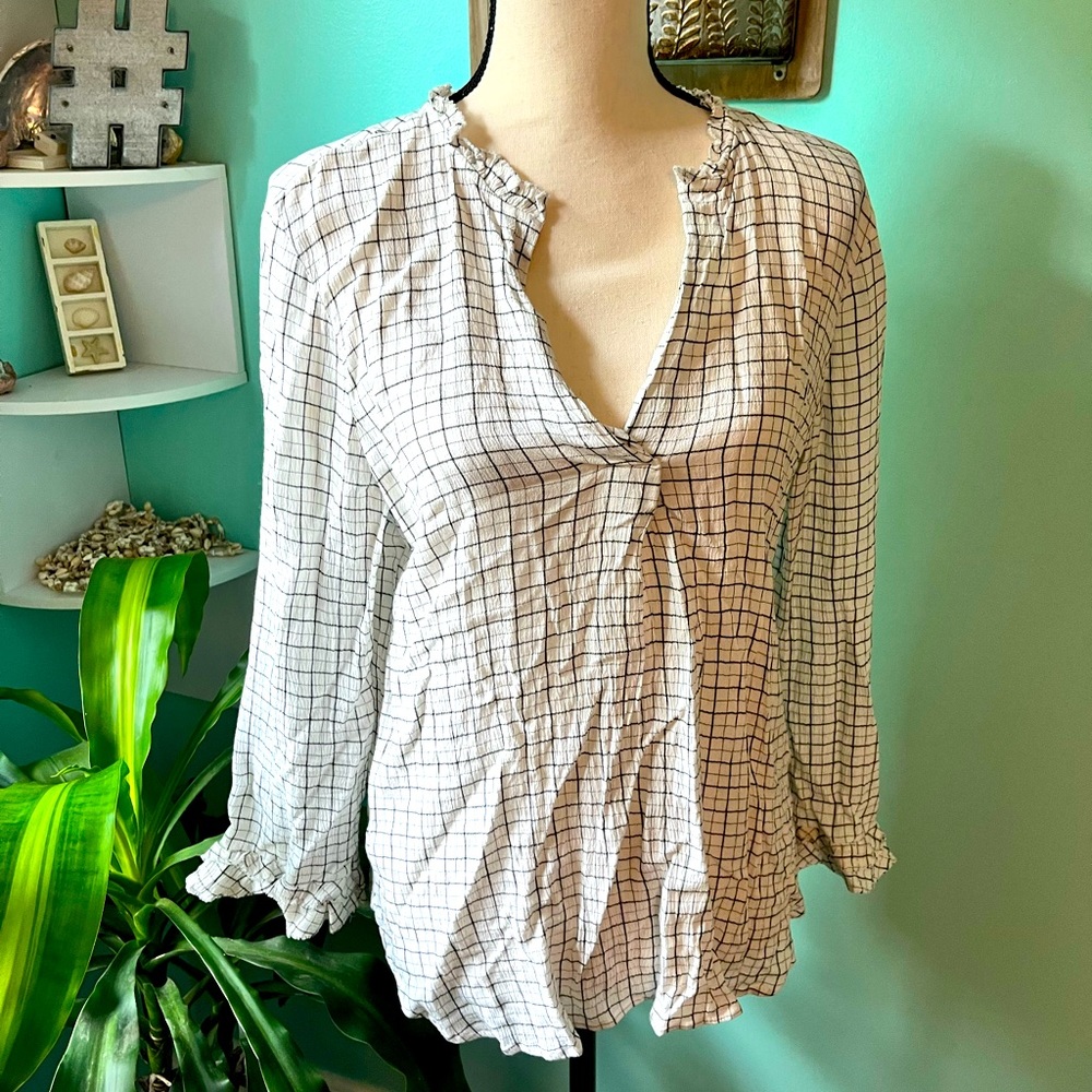 Anne Taylor Loft v-neck blouse